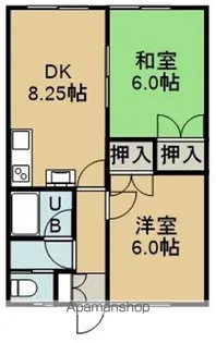 富岡331【3階】の間取り